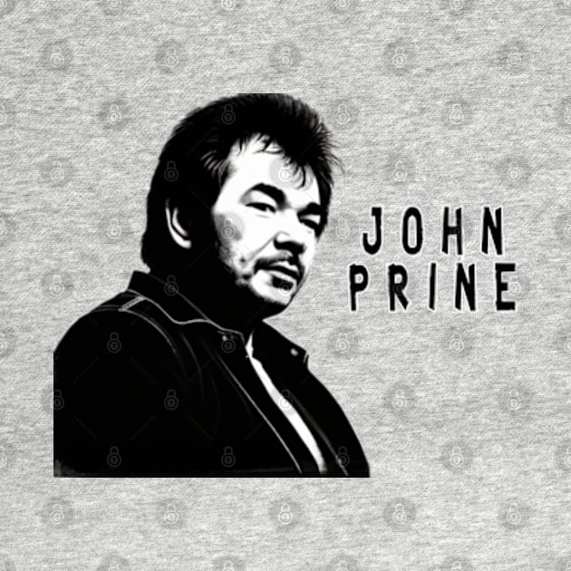 John Prine --- Retro 70s Style by Moulezitouna